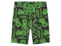 Korte jongens broek Minecraft (Zwart/groen, 146/152) Korte jongens broek Minecraft (Zwart/groen, 146/152)
