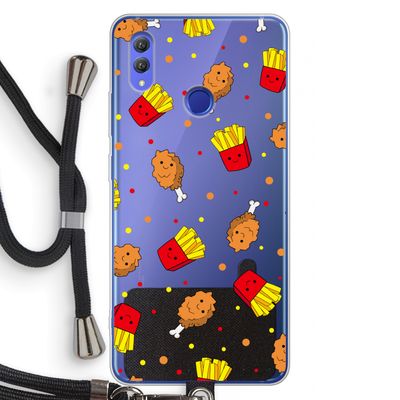 Chicken 'n Fries: Honor Note 10 Transparant Hoesje met koord