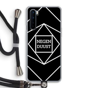 Negenduust geometrisch: OnePlus Nord Transparant Hoesje met koord