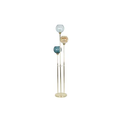 Vloerlamp DKD Home Decor Multicolour Gouden Metaal Kristal 50 W 220 V 45 x 45 x 160 cm