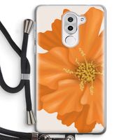 Orange Ellila flower: Honor 6X Transparant Hoesje met koord