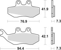 TRW Brake pad mcb 664 ec organic