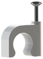 Enzo Kabelclip 8 mm rond wit JSL doos 100 4113190