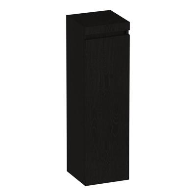 Brauer Joy - Hoge Kast - 120 cm - 1 Deur - Greeploos - Linksdraaiend - Timber Black