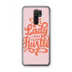 Hustle Lady: Xiaomi Redmi 9 Transparant Hoesje