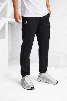 Under Armour Vibe Woven Cargo Trainingsbroek Heren Zwart - Maat S - Kleur: Zwart | Soccerfanshop
