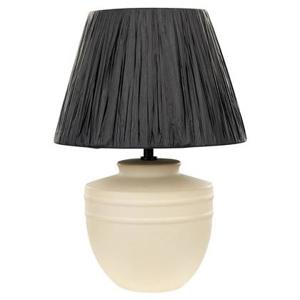 Beliani - TIGRE - Tafelllamp - Beige|Zwart - Keramiek