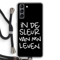 De Sleur: Samsung Galaxy S21 Transparant Hoesje met koord