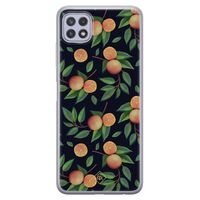 Samsung Galaxy A22 5G siliconen hoesje - Orange lemonade
