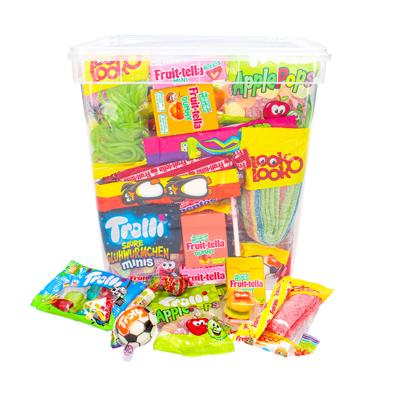 Festival snoep box - Mentos, Fruit-tella, Chupa Chups, Trolli, Look-O-