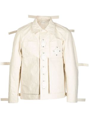 Craig Green veste Tab à œillets - Blanc