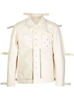 Craig Green veste Tab à œillets - Blanc