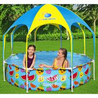 Bestway steel pro kinderzwembad uv careful bovengronds 244x51 cm Bestway steel pro kinderzwembad uv careful bovengronds 244x51 cm
