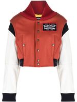 DSQUARED2 veste bomber à patch logo - Rouge