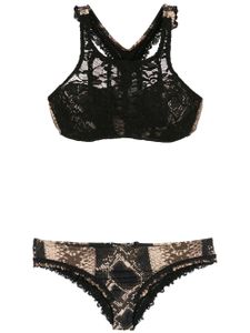 Amir Slama lace bikini set - Noir