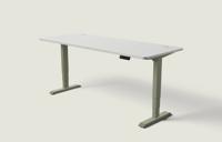 Desktronic HomePro bureau - Olijfgroen / Grijs / 200x80 cm