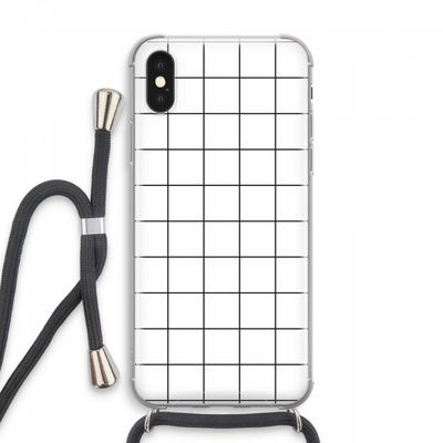 Rooster: iPhone XS Max Transparant Hoesje met koord