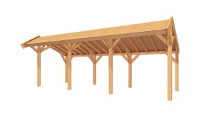 YARD Outdoor SUBLIME Kapschuur - 750x250 cm Douglashout- Kapschuurdak- - YARD Outdoor