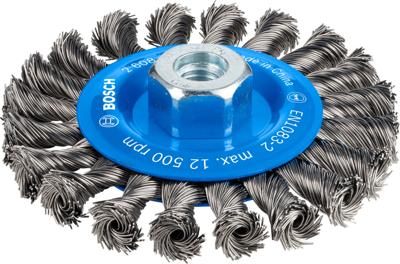 Bosch Accessoires Schijfborstel 115 mm, 0,5 mm, 12500 U/ min, 12 mm, 14 1st - 2608622059