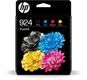 HP inktcartridge 924, 400 - 500 pagina&apos;s, OEM 6C3Z1NE, 4 kleuren
