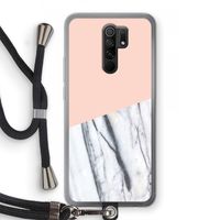 A touch of peach: Xiaomi Redmi 9 Transparant Hoesje met koord