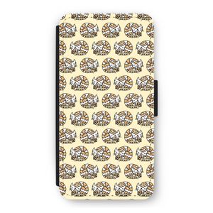 Slapende poes: iPhone 12 Pro Flip Hoesje