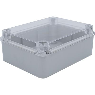 Kabeldoos - Lasdoos - Velvalux Panoboxpro - Verdeeldoos - IP65 - IK10 - 145x190x80mm - Grijs - Transparant Deksel