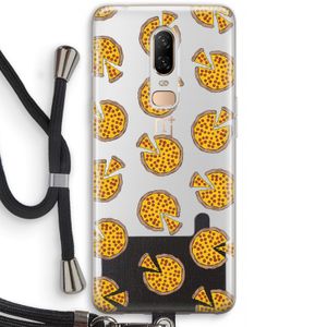 You Had Me At Pizza: OnePlus 6 Transparant Hoesje met koord