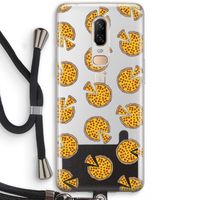 You Had Me At Pizza: OnePlus 6 Transparant Hoesje met koord