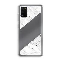 Biggest stripe: Samsung Galaxy A41 Transparant Hoesje