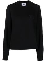 Y-3 sweat à logo imprimé - Noir