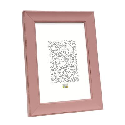 Deknudt Fotokader in roze geschilderd 10x15 S45YF4