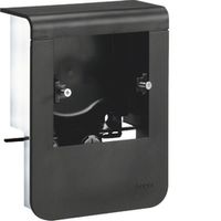 Universeel aansluitpunt 80mm zwart