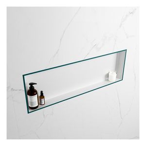 Wandnis Solid Surface Easy | In- en opbouw | 30x90x8 cm | 1 vak | Smag/Talc