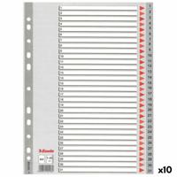 Spoorverbreders Esselte 1-31 Genummerd Grijs A4 31 Lakens (10 Stuks)