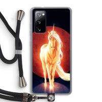 Last Unicorn: Samsung Galaxy S20 FE / S20 FE 5G Transparant Hoesje met koord