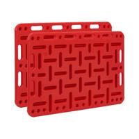 Opdrijfschotten voor varkens - set van 2 - 120 x 77 cm - rood Opdrijfschotten voor varkens - set van 2 - 120 x 77 cm - rood