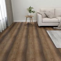 VidaXL Vloerplanken 20 st zelfklevend 1,86 m² pvc bruin