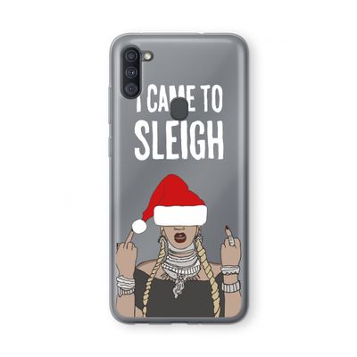 Came To Sleigh: Samsung Galaxy A11 Transparant Hoesje