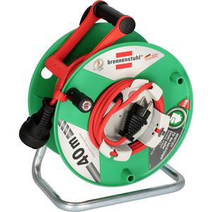 Brennenstuhl 40m AT-N05V3V3-F 3G1,5 power uitbreiding 1 AC-uitgang(en) Zwart, Groen, Rood, Wit