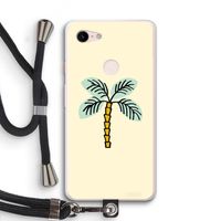 Palmboom: Pixel 3 XL Transparant Hoesje met koord