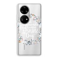 Diamonds: Huawei P50 Pro Transparant Hoesje