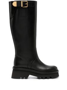 Chloé Owena knee-high leather boots - Noir