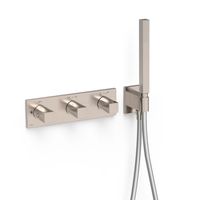 Douchekraan Tres B-System | Inbouw | Thermostaatkraan | Excl.Inbouwdeel | 4-weg | Rechthoek | RVS look