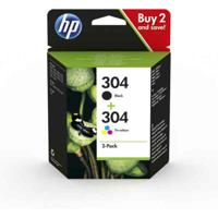 Originele inkt cartridge HP 3JB05AE Zwart Multicolour (2 Stuks)