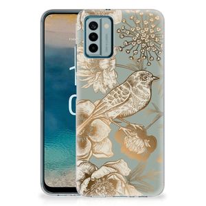 TPU Case voor Nokia G22 Vintage Bird Flowers