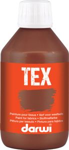 Darwi textielverf Tex, 250 ml, donkerbruin