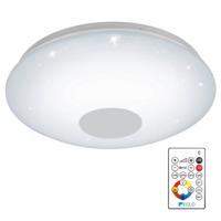 Eglo Plafonniere Voltago 2 RGB Crystal rond 60cm wit 95973