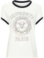 Zadig&Voltaire t-shirt à logo strassé - Blanc