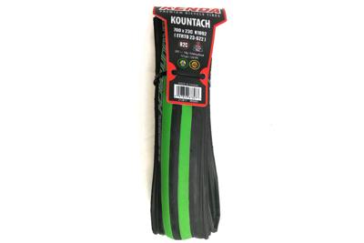 Kenda Kountach R2C Band 700x23c Zwart/Groen Kenda Kountach R2C Band 700x23c Zwart/Groen
